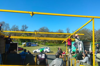 El monte Valonsadero ya luce con sus colores de fiestas