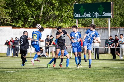 San Juan de Garray acoge la fiesta del fútbol provincial con la Copa Diputación y el Interpueblos.