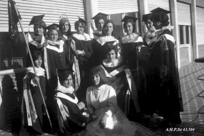 La Tuna en el Colegio de las Madres Escolapias en 1964