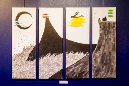 Una muestra de obras de los jóvenes artistas sorianos