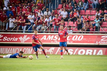 El Numancia pasó del cielo a los infiernos en dos minutos.