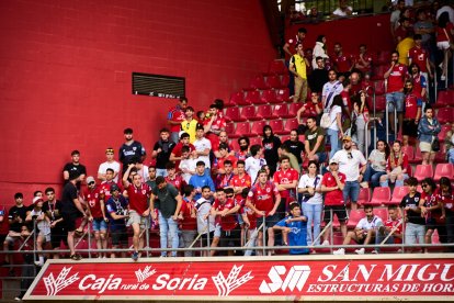 El Numancia pasó del cielo a los infiernos en dos minutos.