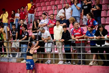 El Numancia pasó del cielo a los infiernos en dos minutos.