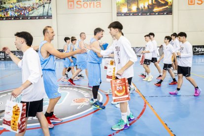 El Club Baloncesto Soria se midió a auténticas estrellas
