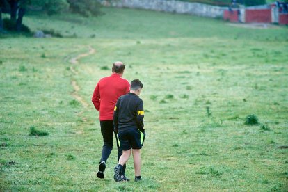 El rápido encierro matutino y el ambiente protagonizan la mañana del Lavalenguas en Valonsadero.