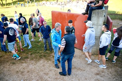 El rápido encierro matutino y el ambiente protagonizan la mañana del Lavalenguas en Valonsadero.