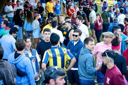 El rápido encierro matutino y el ambiente protagonizan la mañana del Lavalenguas en Valonsadero.