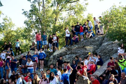 El rápido encierro matutino y el ambiente protagonizan la mañana del Lavalenguas en Valonsadero.
