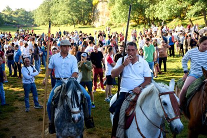 El rápido encierro matutino y el ambiente protagonizan la mañana del Lavalenguas en Valonsadero.