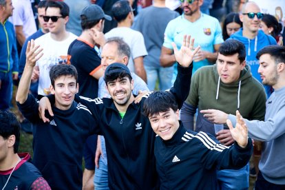 El rápido encierro matutino y el ambiente protagonizan la mañana del Lavalenguas en Valonsadero.