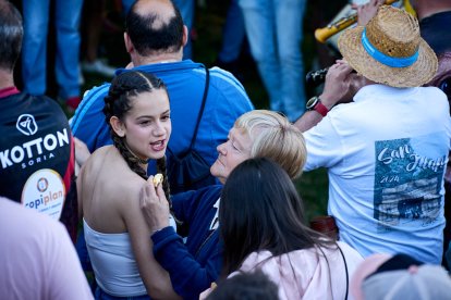 El rápido encierro matutino y el ambiente protagonizan la mañana del Lavalenguas en Valonsadero.