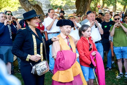 El rápido encierro matutino y el ambiente protagonizan la mañana del Lavalenguas en Valonsadero.