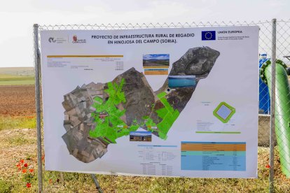 La zona cuenta con nuevas infraestructuras para el riego