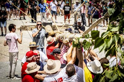 Una emocionante mañana la vivida en la plaza de San Pedro Manrique