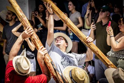 Una emocionante mañana la vivida en la plaza de San Pedro Manrique