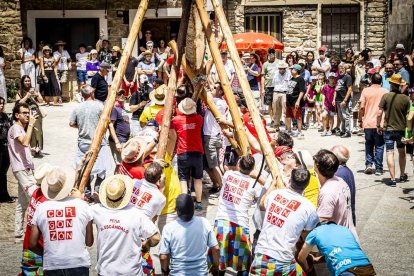 Una emocionante mañana la vivida en la plaza de San Pedro Manrique