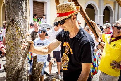 Una emocionante mañana la vivida en la plaza de San Pedro Manrique