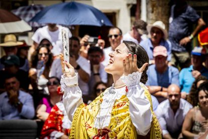 Una emocionante mañana la vivida en la plaza de San Pedro Manrique