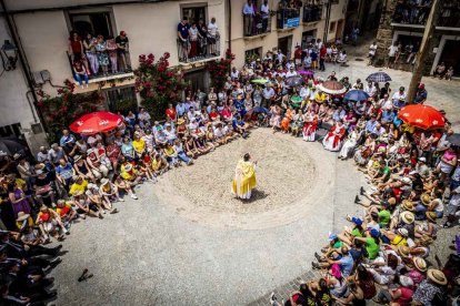 Una emocionante mañana la vivida en la plaza de San Pedro Manrique