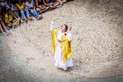 Una emocionante mañana la vivida en la plaza de San Pedro Manrique