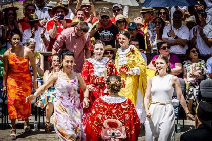 Una emocionante mañana la vivida en la plaza de San Pedro Manrique
