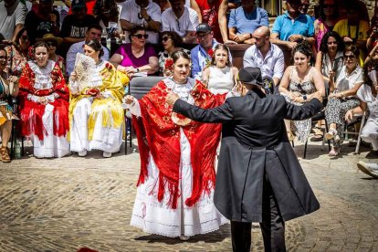 Una emocionante mañana la vivida en la plaza de San Pedro Manrique