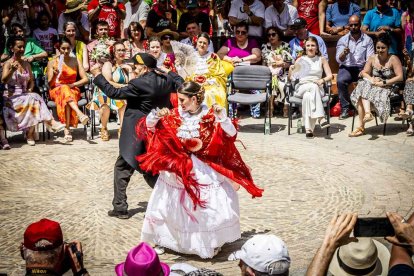 Una emocionante mañana la vivida en la plaza de San Pedro Manrique