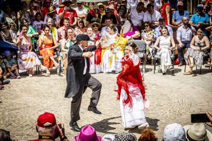 Una emocionante mañana la vivida en la plaza de San Pedro Manrique