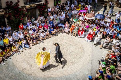 Una emocionante mañana la vivida en la plaza de San Pedro Manrique