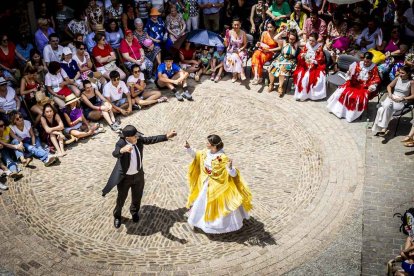 Una emocionante mañana la vivida en la plaza de San Pedro Manrique