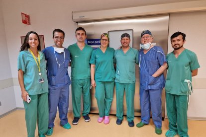 El equipo médico del Da Vinci