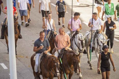 Imágenes de la jornada del Jueves La Saca, día grande de las Fiestas de San Juan