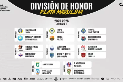 Primera Jornada de la División de Honor Plata.