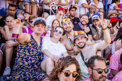 La fiesta duró en la Plaza de Toros y alrededores hasta bien entrada la tarde