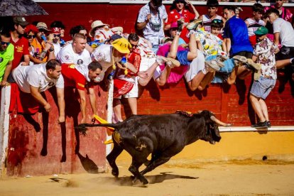 La fiesta duró en la Plaza de Toros y alrededores hasta bien entrada la tarde
