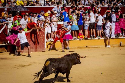 La fiesta duró en la Plaza de Toros y alrededores hasta bien entrada la tarde