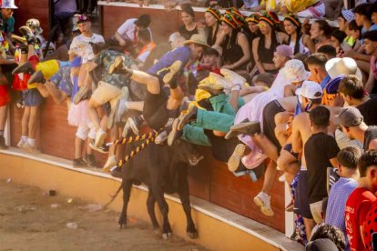 La fiesta duró en la Plaza de Toros y alrededores hasta bien entrada la tarde