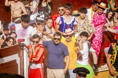 La fiesta duró en la Plaza de Toros y alrededores hasta bien entrada la tarde