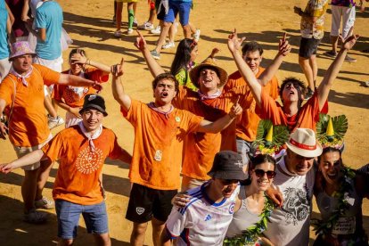 La fiesta duró en la Plaza de Toros y alrededores hasta bien entrada la tarde