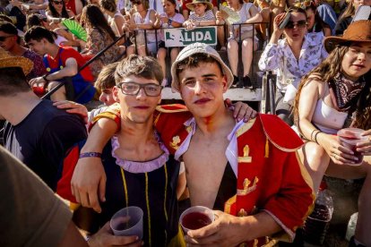 La fiesta duró en la Plaza de Toros y alrededores hasta bien entrada la tarde