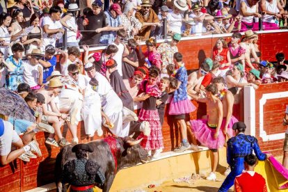 La fiesta duró en la Plaza de Toros y alrededores hasta bien entrada la tarde