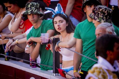 La fiesta duró en la Plaza de Toros y alrededores hasta bien entrada la tarde