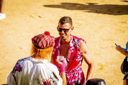 La fiesta duró en la Plaza de Toros y alrededores hasta bien entrada la tarde