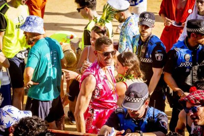 La fiesta duró en la Plaza de Toros y alrededores hasta bien entrada la tarde