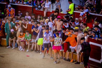 La fiesta duró en la Plaza de Toros y alrededores hasta bien entrada la tarde