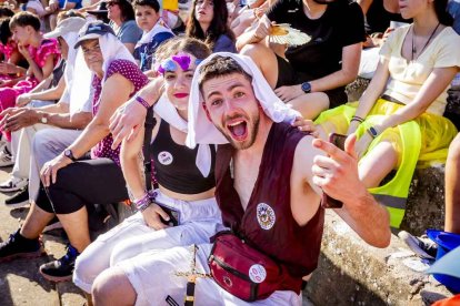La fiesta duró en la Plaza de Toros y alrededores hasta bien entrada la tarde