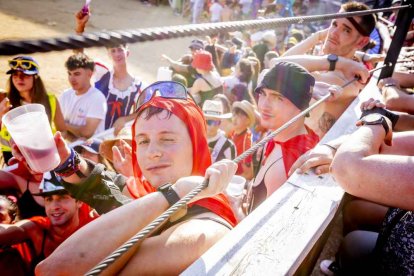 La fiesta duró en la Plaza de Toros y alrededores hasta bien entrada la tarde