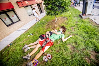 La fiesta duró en la Plaza de Toros y alrededores hasta bien entrada la tarde