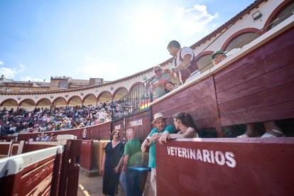 Con astados de Los Maños para Joselito Adame, Rubén Sanz y David Galván.