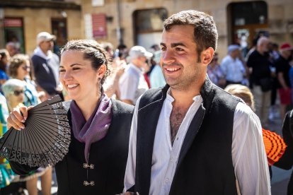 Los sorianos se visten con sus mejores galas para arropar las calderas de las distintas cuadrillas.